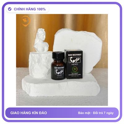 Sản phẩm hỗ trợ tăng sinh lý Chai sản phẩm hít Popper Rochefort Hero 10ml tăng khoái cảm Bản Tiêu Chuẩn