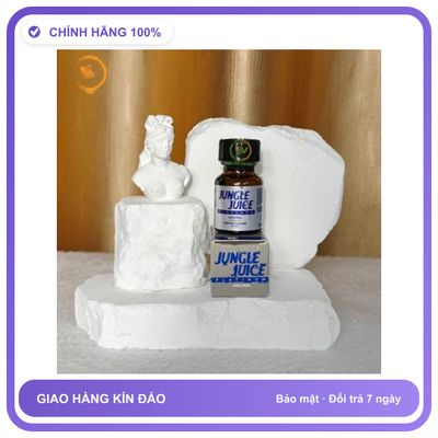 Sản phẩm hỗ trợ tăng sinh lý Chai sản phẩm hít tăng kích thích Popper Jungle Juice Platinum 10ml Bản Tiêu Chuẩn