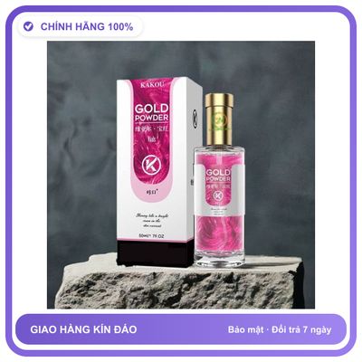 Nước Hoa Tăng Sinh Lý Nam Và Nữ cực mạnh Kakou Gold powder Chai 50ml - Hương Quyến Rũ Cuốn Hút Mẫu Mới Chính Hãng