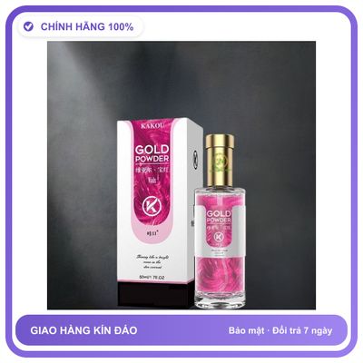 Nước Hoa Tăng Sinh Lý Nam Và Nữ cực mạnh Kakou Gold powder Chai 50ml - Hương Quyến Rũ Cuốn Hút Cao Cấp Chính Hãng
