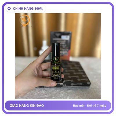Viên uống hỗ trợ tăng cường sinh lý nam giới Chai xịt chống xuất tinh sớm Bamboo Delay Black Power US Hàng Chuẩn