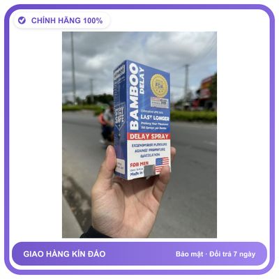 Viên uống hỗ trợ tăng cường sinh lý nam giới Chai xịt Bamboo Delay hàng USA chống xuất tinh sớm chai Mẫu Mới