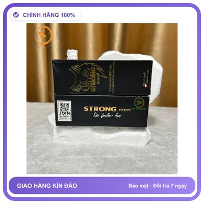 Viên uống hỗ trợ tăng cường sinh lý nam giới Chai Xịt Chống Xuất Tinh Sớm Strong Men Chai 30ml Cao Cấp