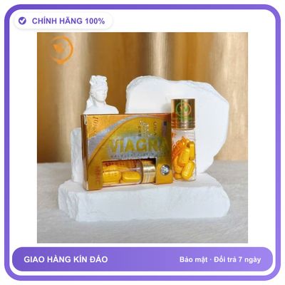 Viên uống hỗ trợ tăng cường sinh lý nam giới , tăng ham muốn Viagra Gold USA Hộp 10 Viên Chính Hãng An Toàn Tiện Lợi Giao Nhanh Toàn Quốc Hàng Chuẩn