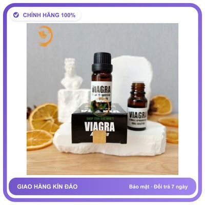 Sản phẩm hỗ trợ tăng sinh lý Viagra dạng nước cực mạnh Mỹ Chai 10ml Dành Cho Nữ Chính Hãng An Toàn Tiện Lợi Giao Nhanh Toàn Quốc Hàng Nhập Khẩu