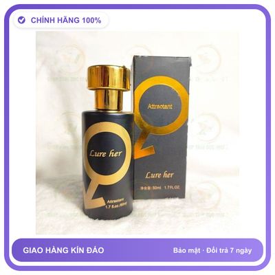 Nước Hoa Tăng Sinh Lý Nam Và Nữ cực mạnh Lure Her - 50ml - Hương Quyến Rũ Cuốn Hút Chính Hãng An Toàn Tiện Lợi Giao Nhanh Toàn Quốc Hàng Nhập Khẩu