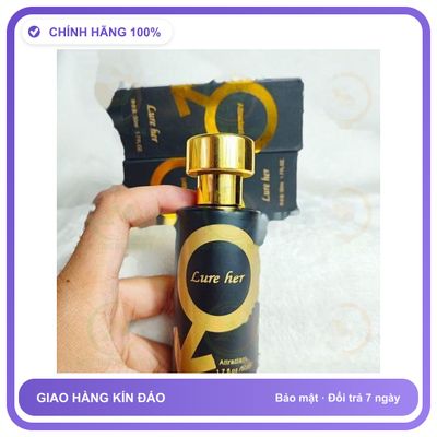 Nước Hoa Tăng Sinh Lý Nam Và Nữ cực mạnh Lure Her - 50ml - Hương Quyến Rũ Cuốn Hút Chính Hãng An Toàn Tiện Lợi Giao Nhanh Toàn Quốc Bản Tiêu Chuẩn