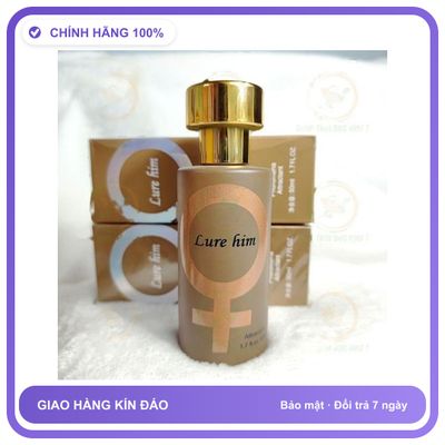 Nước Hoa Tăng Sinh Lý Nam Và Nữ Lure Him cực mạnh giá rẻ Chai 50ml - Hương Quyến Rũ Cuốn Hút Chính Hãng An Toàn Tiện Lợi Giao Nhanh Toàn Quốc Loại Tốt