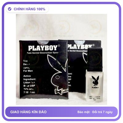 Viên uống hỗ trợ tăng cường sinh lý nam giới sản phẩm xịt Playboy Đen kéo dài thời gian quan hệ cực m Loại Tốt