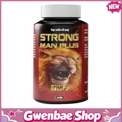 Strong Man Plus - Viên Uống Cải Thiện Sinh Lý Nam (Hộp 30 Viên) Gwenshop Chính Hãng Hàng Nhập Khẩu