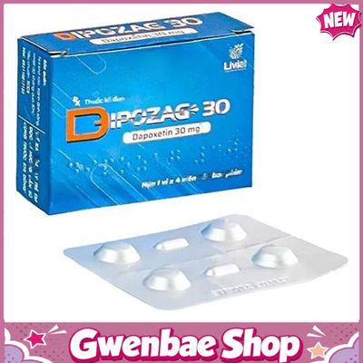 Dipozag 30 - Hỗ Trợ Kéo Dài Thời Gian Quan Hệ (Hộp 4 Viên) Gwenshop Chính Hãng