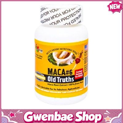 Maca #6 Old Truths - Hỗ Trợ Bổ Thận, Tráng Dương (Hộp 60 Viên) Gwenshop Chính Hãng Hàng Nhập Khẩu