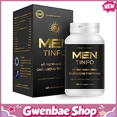 Mentinfo - Hỗ Trợ Bồi Bổ Sinh Lực, Tăng Cường Sinh Lý Nam (Hộp 60 Viên) Gwenshop Chính Hãng