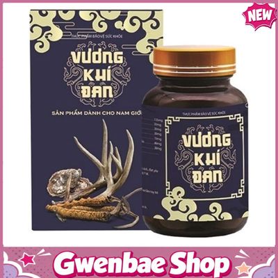 Vương Khí Đan - Hỗ Trợ Tăng Cường Khả Năng Sinh Lý, Giảm Tiểu Đêm (Hộp 90 Viên) Gwenshop Chính Hãng