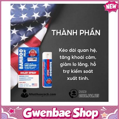 Bamboo Delay Giúp Kéo Dài Thời Gian Quan Hệ Hiệu Quả Gwenshop Chính Hãng Loại Tốt