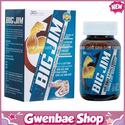 Big Jim Bổ Thận, Tăng Cường Sinh Lý Nam Giới Gwenshop Chính Hãng Hàng Nhập Khẩu