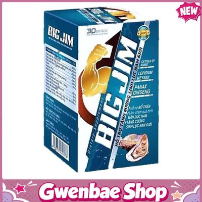 Big Jim Bổ Thận, Tăng Cường Sinh Lý Nam Giới Gwenshop Chính Hãng Bản Tiêu Chuẩn