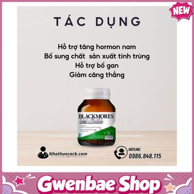 Blackmores Multivitamin For Men Giúp Cải Thiện Sinh Lý Nam Gwenshop Chính Hãng Bản Tiêu Chuẩn