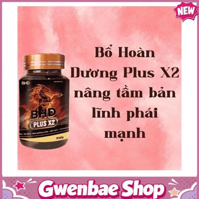 Bổ Hoàn Dương Plus X2 Nâng Tầm Bản Lĩnh Phái Mạnh Gwenshop Chính Hãng Bản Tiêu Chuẩn