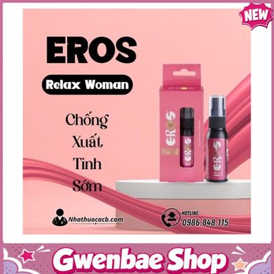 Chai Xịt EROS RELAX WOMAN Kéo Dài Thời Gian Quan Hệ Gwenshop Chính Hãng Hàng Nhập Khẩu