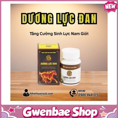 DƯƠNG LỰC ĐAN Bí Quyết Khơi Dậy Bản Lĩnh Phái Mạnh Gwenshop Chính Hãng Hàng Nhập Khẩu