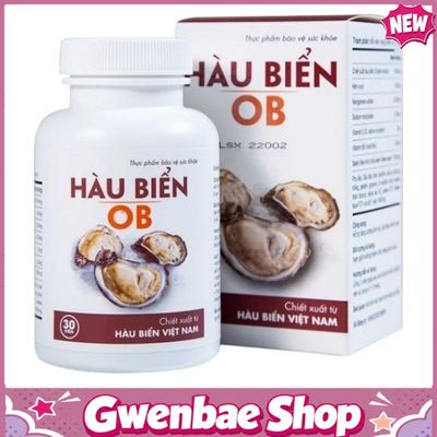 Hàu Biển OB Hỗ Trợ Tăng Cường Sinh Lý Nam Giới 30 Viên Gwenshop Chính Hãng