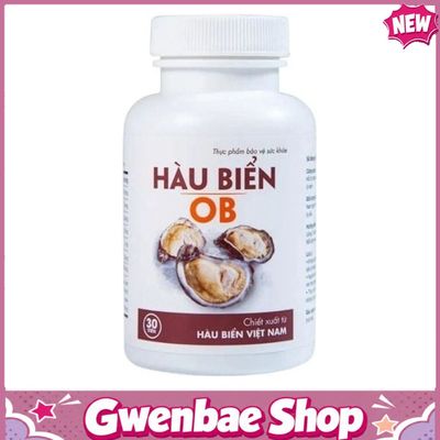 Hàu Biển OB Hỗ Trợ Tăng Cường Sinh Lý Nam Giới 30 Viên Gwenshop Chính Hãng Hàng Nhập Khẩu
