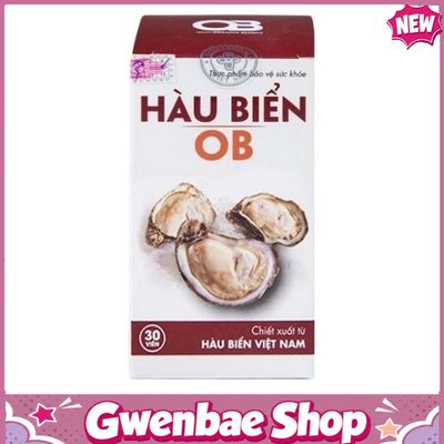 Hàu Biển OB Hỗ Trợ Tăng Cường Sinh Lý Nam Giới 30 Viên Gwenshop Chính Hãng Mẫu Mới