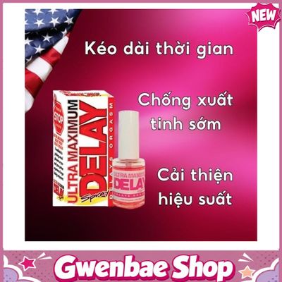 Kéo Dài Cuộc Yêu Cùng Ultra Maximum Delay Spray Gwenshop Chính Hãng Loại Tốt