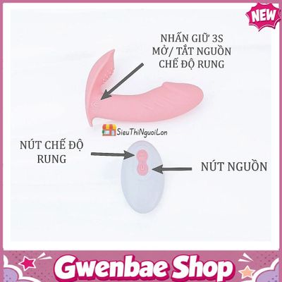 Máy Mát Xa Quần Lót Butterfly Siêu Mềm Remote Điều Khiển Từ Xa Gwenshop Chính Hãng Bản Mới