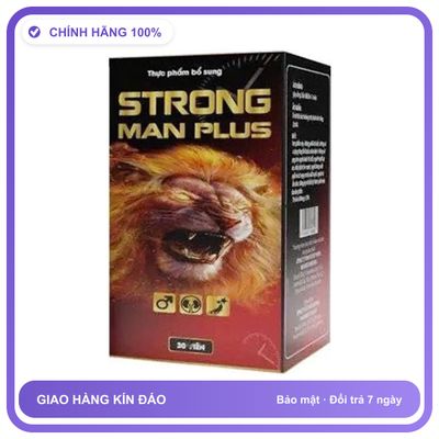 Strong Man Plus - Viên Uống Cải Thiện Sinh Lý Nam (Hộp 30 Viên) Snapshop Chính Hãng Mẫu Mới