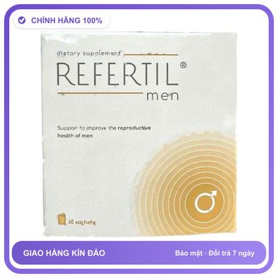 Refertil Men - Hỗ Trợ Sức Khỏe Sinh Sản Nam Giới (Hộp 30 Gói) Snapshop Chính Hãng