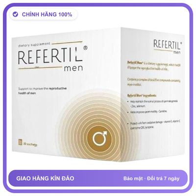 Refertil Men - Hỗ Trợ Sức Khỏe Sinh Sản Nam Giới (Hộp 30 Gói) Snapshop Chính Hãng Hàng Nhập Khẩu