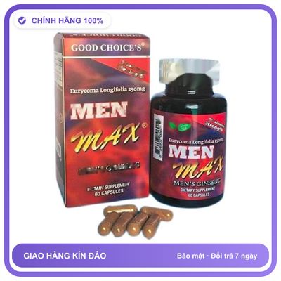 Men Max - Hỗ Trợ Hạn Chế Mãn Dục Ở Nam Giới (Hộp 60 Viên) Snapshop Chính Hãng