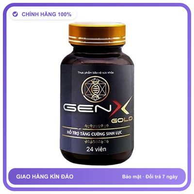 Gen X Gold - Hỗ Trợ Tăng Cường Sinh Lực (Hộp 24 Viên) Snapshop Chính Hãng Hàng Nhập Khẩu