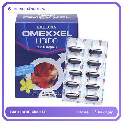 Omexxel Libido Plus Omega 3 - Hỗ Trợ Tăng Tiết Testosterone (Hộp 30 Viên) Snapshop Chính Hãng