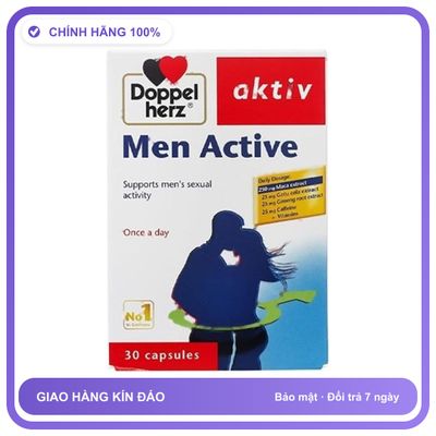Men Active - Hỗ Trợ Tăng Cường Sức Khỏe Sinh Lý Nam Giới (Hộp 30 Viên) Snapshop Chính Hãng