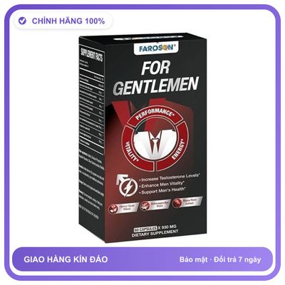 Faroson For Gentlemen - Hỗ Trợ Phái Mạnh Cải Thiện Sức Khỏe Sinh Lý Snapshop Chính Hãng Mẫu Mới
