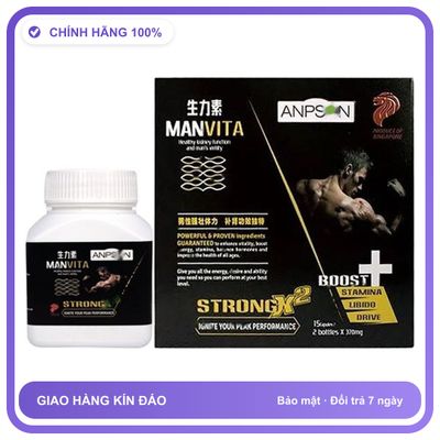 Manvita - Viên Uống Tăng Cường Khả Năng Sinh Lý Nam Giới Snapshop Chính Hãng