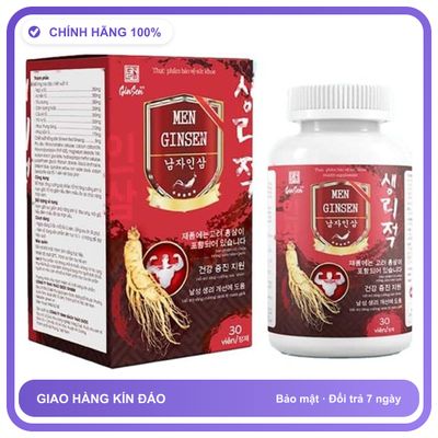 Men Ginsen - Hỗ Trợ Bổ Thận, Tăng Cường Sinh Lý Nam Giới Snapshop Chính Hãng