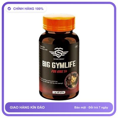 BIG GYMLIFE FOR KING - Cải Thiện Sinh Lý Nam Giới Snapshop Chính Hãng Hàng Nhập Khẩu