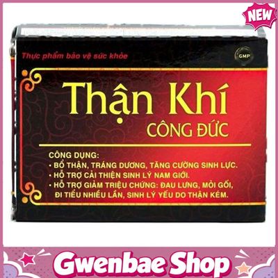 Thận Khí Công Đức - Hỗ Trợ Cải Thiện Sinh Lý Phái Mạnh (Hộp 30 Viên) Gwenshop Chính Hãng