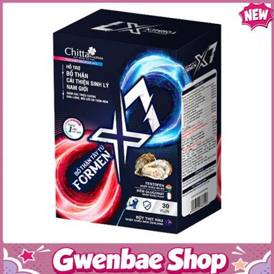 Bổ Thận Tây Tử Formen X7 - Hỗ Trợ Cải Thiện Chức Năng Thận Gwenshop Chính Hãng Hàng Nhập Khẩu