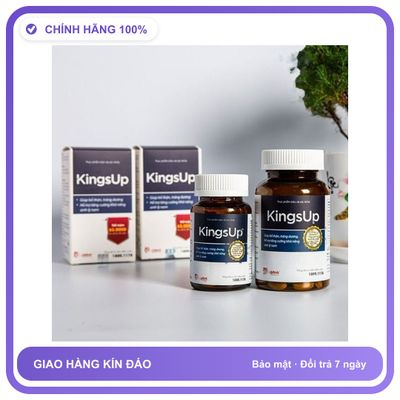 Kings Up - Viên Uống Hỗ Trợ Hạn Chế Quá Trình Mãn Dục Nam (Hộp 80 Viên) Snapshop Chính Hãng Hàng Nhập Khẩu