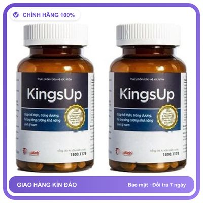 Kings Up - Viên Uống Hỗ Trợ Hạn Chế Quá Trình Mãn Dục Nam (Hộp 80 Viên) Snapshop Chính Hãng Mẫu Mới