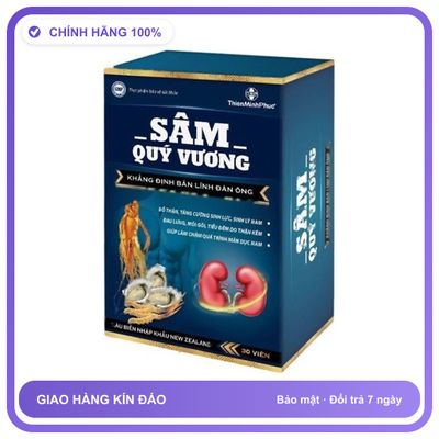 SÂM QUÝ VƯƠNG - Hỗ Trợ Bổ Thận & Tráng Dương (Hộp 30 Viên) Snapshop Chính Hãng Hàng Nhập Khẩu