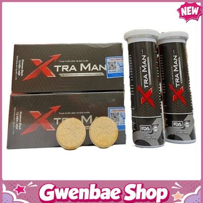Viên Sủi XtraMan Black - Giúp Cải Thiện Chức Năng Sinh Lý Nam Giới Gwenshop Chính Hãng Hàng Nhập Khẩu