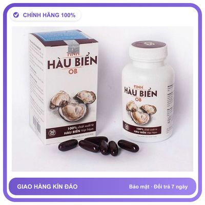 Tinh Hàu Biển OB - Tăng Sức Mạnh, Khỏe Tinh Trùng Snapshop Chính Hãng Hàng Nhập Khẩu