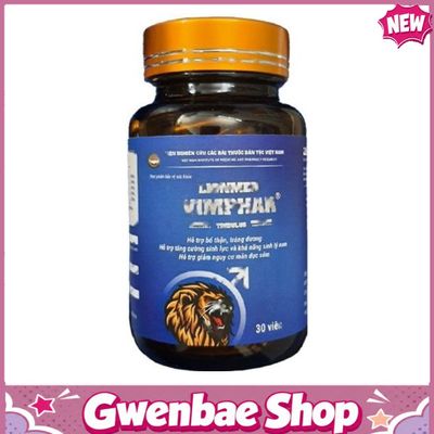 Lionmen Vimphar Tribulus - Hỗ Trợ Bổ Thận, Tráng Dương, Tăng Cường Sinh Lý Nam Gwenshop Chính Hãng Hàng Nhập Khẩu