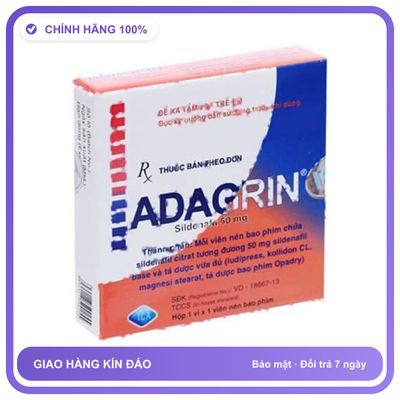 Thuốc Điều Trị Rối Loạn Sinh Lý Nam ADAGRIN 50mg Snapshop Chính Hãng